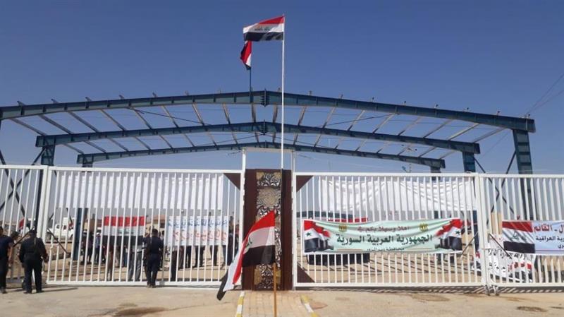 افتتاح منفذ القائم واستئناف التبادل التجاري مع سوريا
