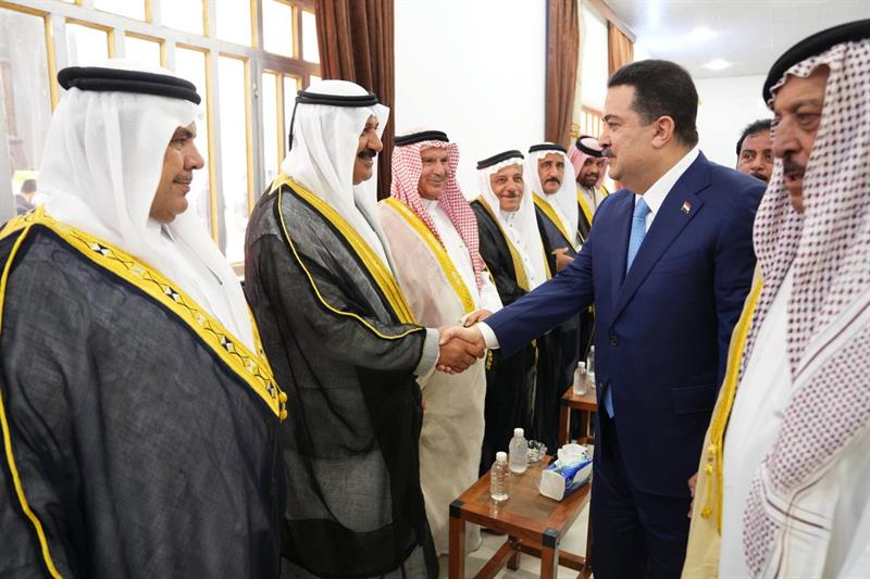 السوداني يزور الأنبار ويلتقي شيوخها في عيد الأضحى
